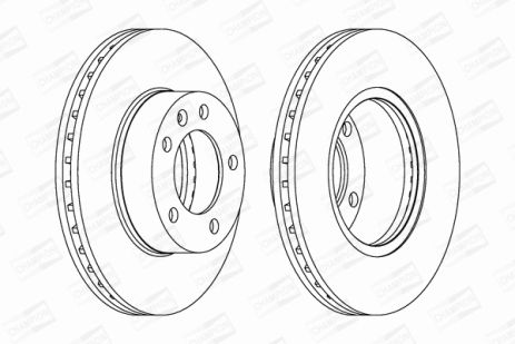Диск гальмівний NISSAN INTERSTAR, VAUXHALL MOVANO, CHAMPION (562190CH1) Диск гальмівний NISSAN INTERSTAR, VAUXHALL MOVANO, CHAMPION (562190CH1)