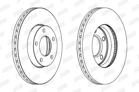 Диск гальмівний MAZDA 3, JURID (563028JC)