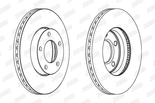 Диск гальмівний MAZDA 3, JURID (563028JC) Диск гальмівний MAZDA 3, JURID (563028JC)