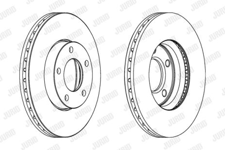 Диск тормозной MAZDA 3, JURID (563028JC) Диск тормозной MAZDA 3, JURID (563028JC)