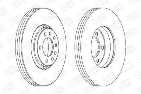 Диск тормозной SAAB 9-5, OPEL MERIVA, CHAMPION (562240CH) Диск тормозной SAAB 9-5, OPEL MERIVA, CHAMPION (562240CH)