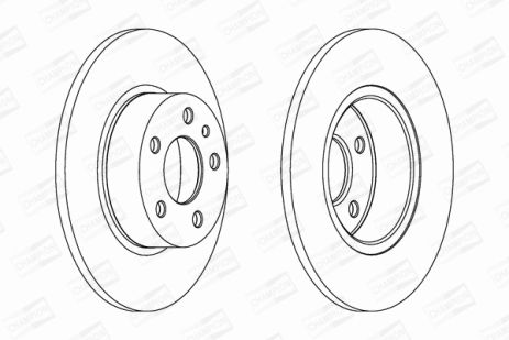 Диск тормозной LANCIA LYBRA, FIAT LINEA, CHAMPION (561340CH)