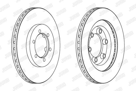 Диск тормозной DAEWOO KORANDO, SSANGYONG MUSSO, JURID (562904JC)