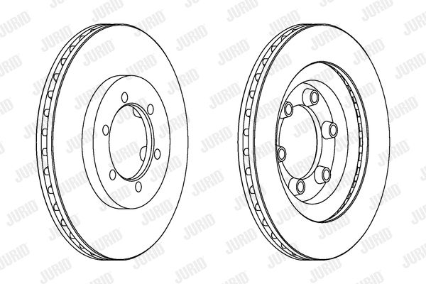 Диск тормозной DAEWOO KORANDO, SSANGYONG MUSSO, JURID (562904JC) Диск тормозной DAEWOO KORANDO, SSANGYONG MUSSO, JURID (562904JC)
