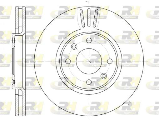 Диск тормозной OPEL CROSSLAND, DS DS, ROAD HOUSE (660410) Диск тормозной OPEL CROSSLAND, DS DS, ROAD HOUSE (660410)
