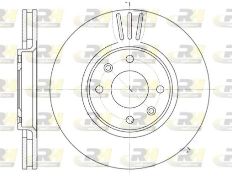 Диск тормозной OPEL CROSSLAND, DS DS, ROAD HOUSE (660410)