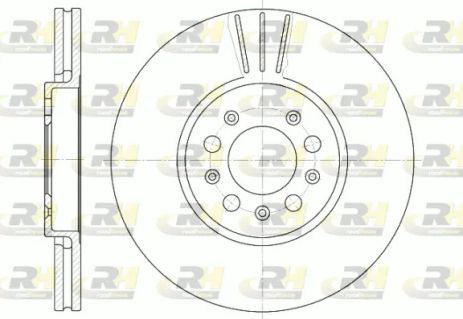 Диск гальмівний VW POLO, SKODA RAPID, ROAD HOUSE (654410) Диск гальмівний VW POLO, SKODA RAPID, ROAD HOUSE (654410)