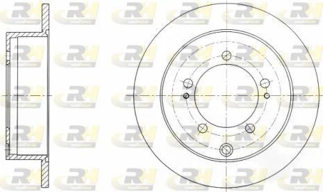 Диск гальмівний CHRYSLER SEBRING, MITSUBISHI OUTLANDER, ROAD HOUSE (690300) Диск гальмівний CHRYSLER SEBRING, MITSUBISHI OUTLANDER, ROAD HOUSE (690300)