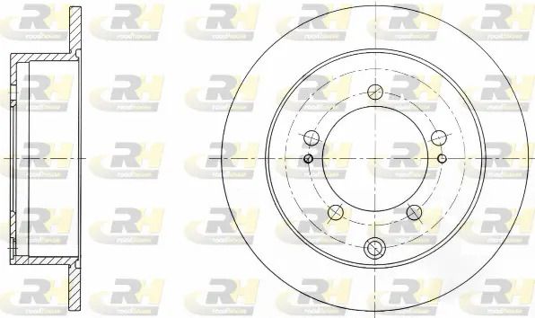 Диск гальмівний CHRYSLER SEBRING, MITSUBISHI OUTLANDER, ROAD HOUSE (690300) Диск гальмівний CHRYSLER SEBRING, MITSUBISHI OUTLANDER, ROAD HOUSE (690300)