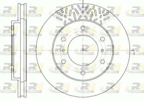 Диск гальмівний MITSUBISHI PAJERO, ROAD HOUSE (663910) Диск гальмівний MITSUBISHI PAJERO, ROAD HOUSE (663910)