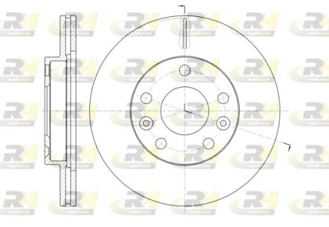 Диск тормозной RENAULT DUSTER, DACIA DUSTER, ROAD HOUSE (6147810)