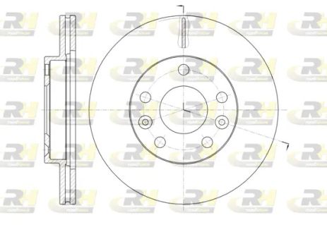Диск тормозной RENAULT DUSTER, DACIA DUSTER, ROAD HOUSE (6147810) Диск тормозной RENAULT DUSTER, DACIA DUSTER, ROAD HOUSE (6147810)