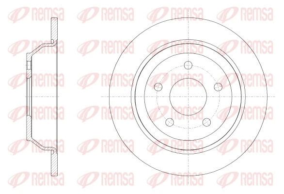 Диск тормозной FORD AUSTRALIA, REMSA (6253800) Диск тормозной FORD AUSTRALIA, REMSA (6253800)