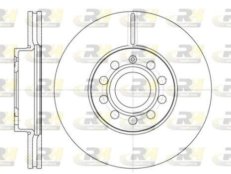 Диск тормозной SUZUKI VITARA, AUDI A3, ROAD HOUSE (664810)