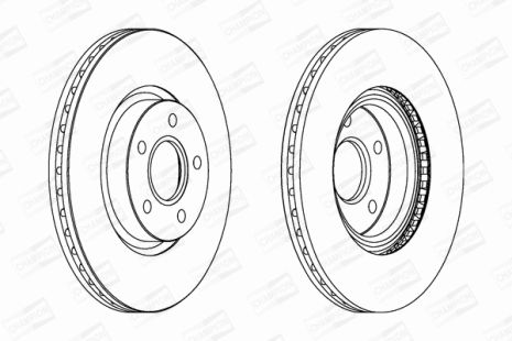 Диск тормозной FORD AUSTRALIA, VOLVO V40, CHAMPION (562363CH)