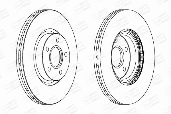 Диск тормозной FORD AUSTRALIA, VOLVO V40, CHAMPION (562363CH) Диск тормозной FORD AUSTRALIA, VOLVO V40, CHAMPION (562363CH)
