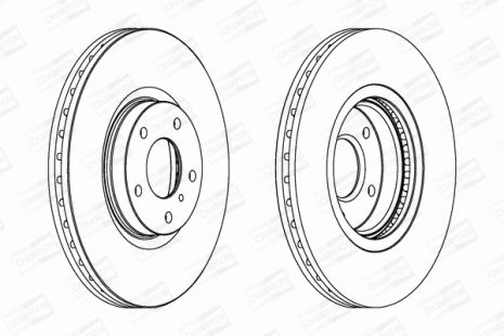 Диск тормозной INFINITI G, NISSAN MURANO, CHAMPION (563032CH1)