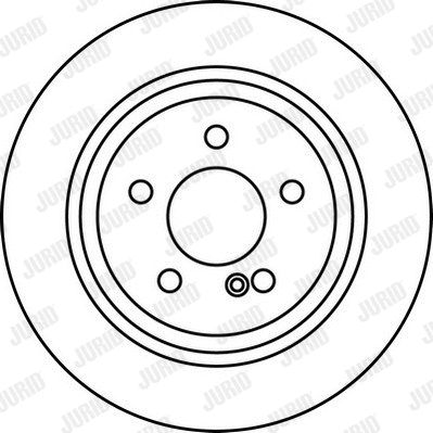 Диск гальмівний MERCEDES-BENZ E-CLASS, JURID (562213JC)