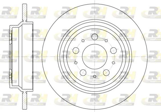 Диск гальмівний FIAT BRAVO, VOLVO V70, ROAD HOUSE (662000) Диск гальмівний FIAT BRAVO, VOLVO V70, ROAD HOUSE (662000)