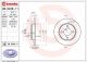 Диск тормозной SUZUKI SWIFT, BREMBO (08D24811)