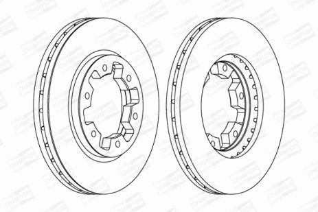 Диск тормозной FORD MAVERICK, NISSAN PATHFINDER, CHAMPION (561523CH) Диск тормозной FORD MAVERICK, NISSAN PATHFINDER, CHAMPION (561523CH)