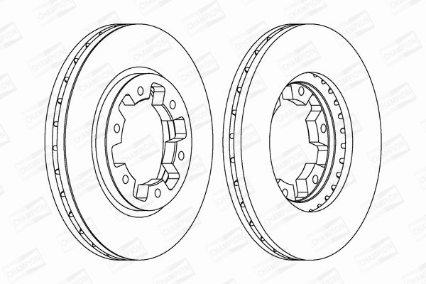 Диск тормозной FORD MAVERICK, NISSAN PATHFINDER, CHAMPION (561523CH) Диск тормозной FORD MAVERICK, NISSAN PATHFINDER, CHAMPION (561523CH)