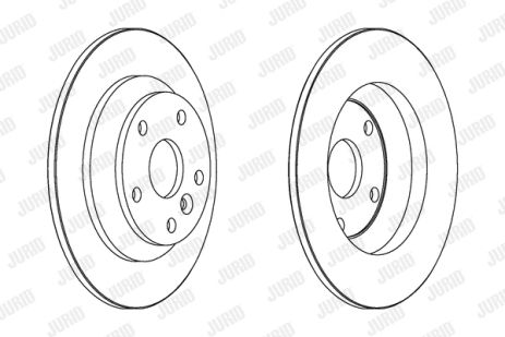 Диск тормозной LAND ROVER, FORD S-MAX, JURID (562536JC) Диск тормозной LAND ROVER, FORD S-MAX, JURID (562536JC)