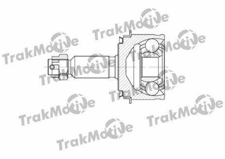 ШРУС в сборе, комплект MITSUBISHI PAJERO, TRAKMOTIVE (400592)