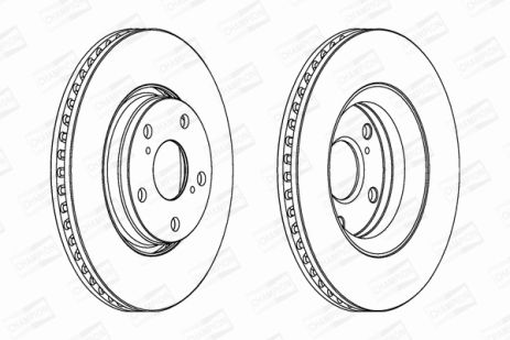 Диск тормозной TOYOTA VERSO, CHAMPION (562649CH) Диск тормозной TOYOTA VERSO, CHAMPION (562649CH)