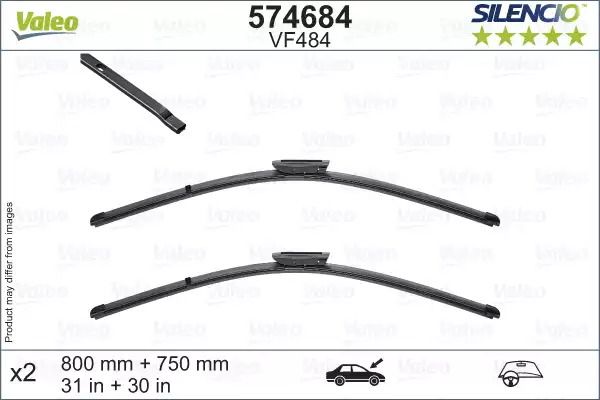 Щетка стеклоочистителя 574684 CITROEN Щетка стеклоочистителя 574684 CITROEN