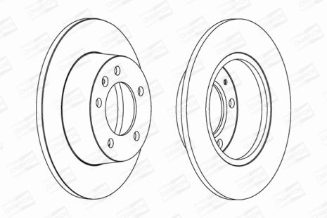 Диск тормозной SAAB 9-3, NISSAN INTERSTAR, CHAMPION (562164CH)