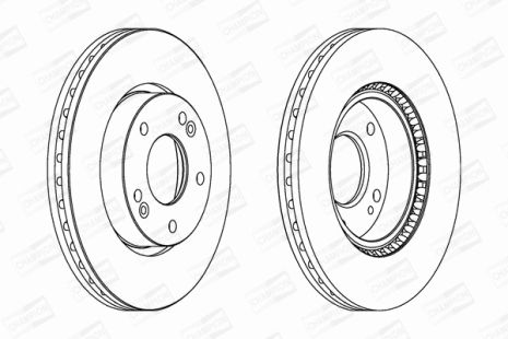 Диск тормозной HYUNDAI (BEIJING), KIA SOUL, CHAMPION (562625CH)
