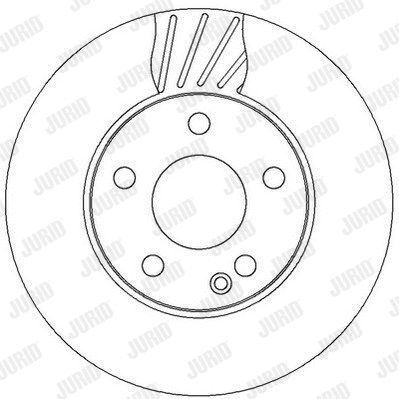 Диск тормозной MERCEDES-BENZ B-CLASS, JURID (562312JC)