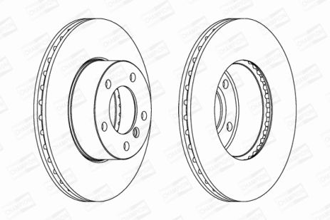 Диск гальмівний BMW 3, CHAMPION (562342CH) Диск гальмівний BMW 3, CHAMPION (562342CH)