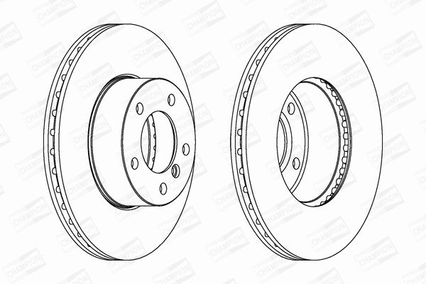 Диск гальмівний BMW 3, CHAMPION (562342CH) Диск гальмівний BMW 3, CHAMPION (562342CH)