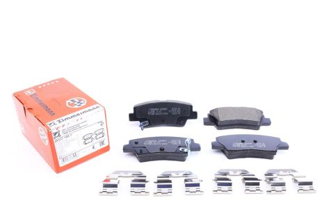 Комплект тормозных колодок, дисковый тормоз, SSANGYONG XLV, KIA (DYK), ZIMMERMANN (253371601)