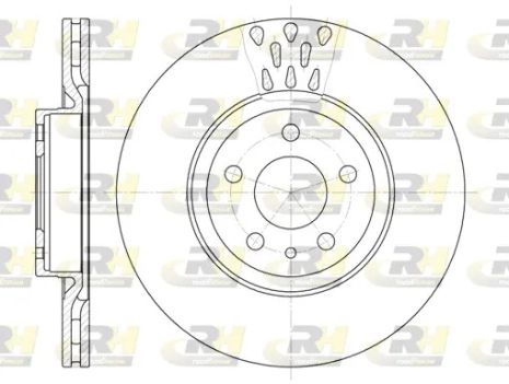Диск тормозной OPEL COMBO, VAUXHALL COMBO, ROAD HOUSE (631610)