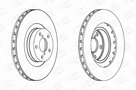 Диск тормозной SUBARU OUTBACK, CHAMPION (562677CH)