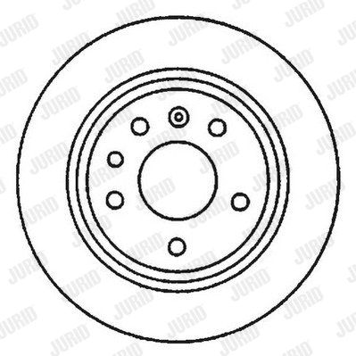 Диск гальмівний VAUXHALL OMEGA, OPEL OMEGA, JURID (561870JC) Диск гальмівний VAUXHALL OMEGA, OPEL OMEGA, JURID (561870JC)