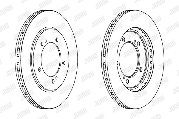 Диск тормозной SUZUKI GRAND, JURID (562445JC) Диск тормозной SUZUKI GRAND, JURID (562445JC)