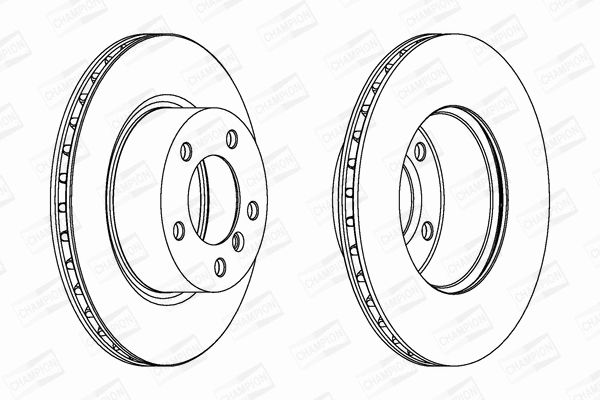 Диск гальмівний BMW 1, CHAMPION (562317CH) Диск гальмівний BMW 1, CHAMPION (562317CH)