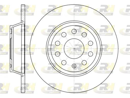 Диск тормозной MITSUBISHI PAJERO, AUDI A3, ROAD HOUSE (697300) Диск тормозной MITSUBISHI PAJERO, AUDI A3, ROAD HOUSE (697300)