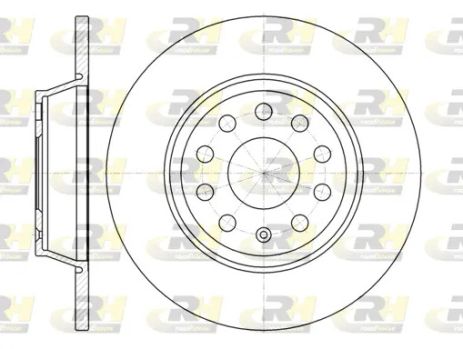Диск тормозной MITSUBISHI PAJERO, AUDI A3, ROAD HOUSE (697300) Диск тормозной MITSUBISHI PAJERO, AUDI A3, ROAD HOUSE (697300)