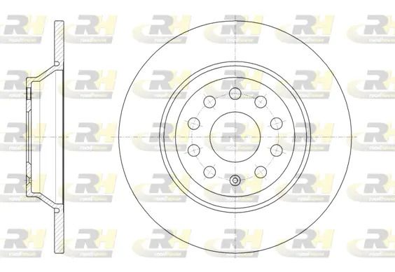 Диск тормозной SKODA SUPERB, VW CADDY, ROAD HOUSE (6158700) Диск тормозной SKODA SUPERB, VW CADDY, ROAD HOUSE (6158700)