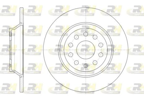 Диск тормозной SKODA SUPERB, VW CADDY, ROAD HOUSE (6158700)