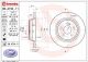 Диск тормозной MERCEDES-BENZ S-CLASS, BREMBO (08A73411)