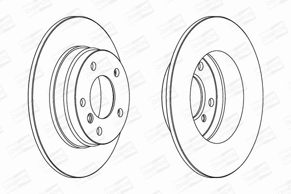 Диск гальмівний BMW 3, CHAMPION (561552CH) Диск гальмівний BMW 3, CHAMPION (561552CH)
