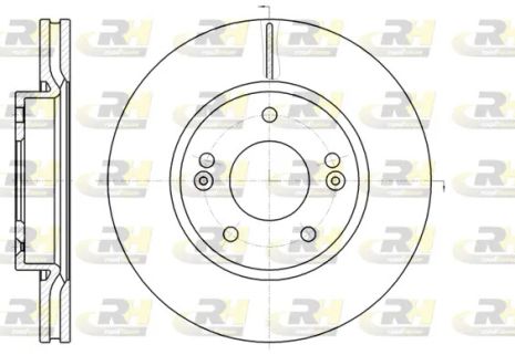 Диск тормозной JAC REFINE, KIA SOUL, ROAD HOUSE (6120810)