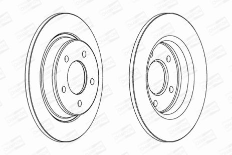 Диск тормозной MAZDA 3, CHAMPION (563043CH) Диск тормозной MAZDA 3, CHAMPION (563043CH)