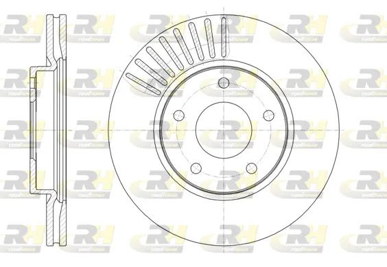 Диск тормозной NISSAN PULSAR, ROAD HOUSE (6146610) Диск тормозной NISSAN PULSAR, ROAD HOUSE (6146610)